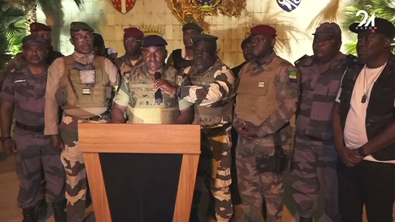 Gabon Army Officers Say Election Result Cancelled, ‘Regime’ Ended